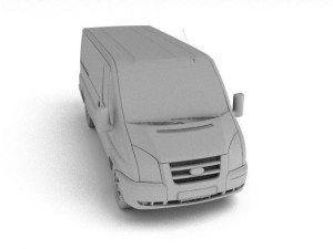 ford transit Modello 3D