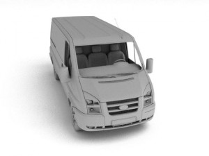 ford transit Modello 3D
