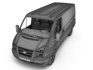 ford transit Modello 3D