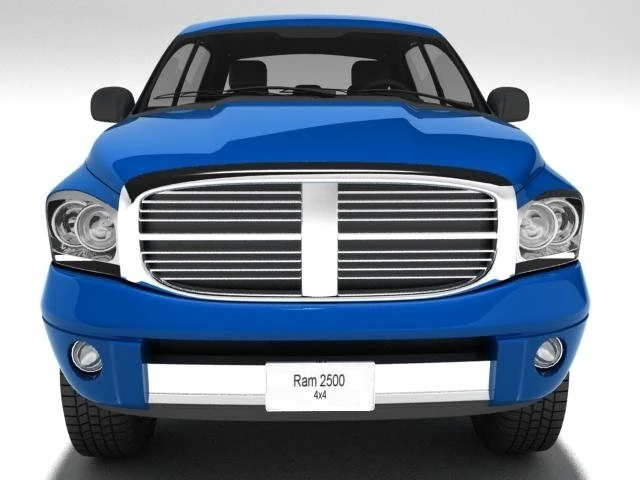 Dodge ram quad cab 2500 4x4 3D Model .c4d .max .obj .3ds .fbx .stl .blend