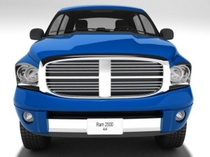 Dodge ram quad cab 2500 4x4 Modelo 3D