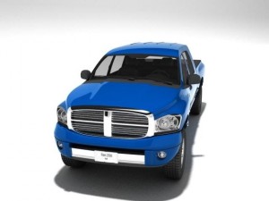 Dodge ram quad cab 2500 4x4 3D Model