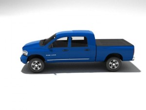 Dodge ram quad cab 2500 4x4 3D Model