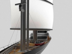 maltese falcon yacht main 3D Model