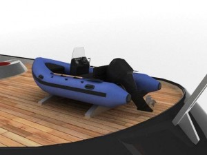 maltese falcon yacht main 3D Model