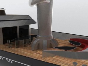 maltese falcon yacht main 3D Model