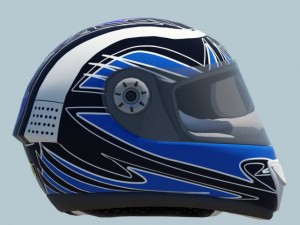 helmet moto4u Model 3D