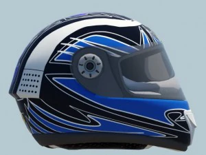 Helm moto4u 3D Modell