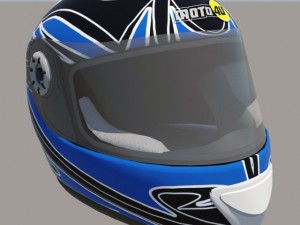 helmet moto4u 3D Model