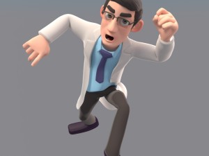 cartoon doctor 3D 模型