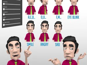 complete character office 3D Model