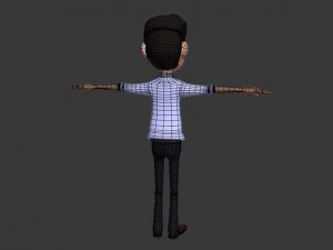 complete character office 3D Model