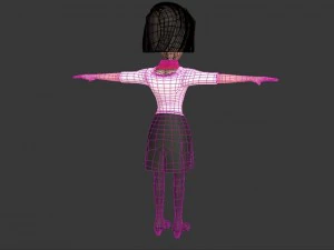 complete character office 3D Model