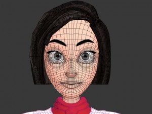 complete character office 3D-Modell
