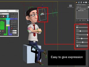 complete character office 3D-Modell