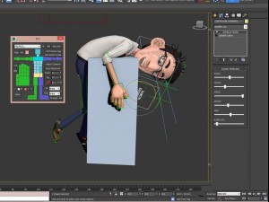 complete character office 3D-Modell