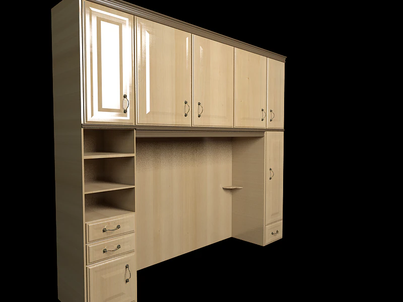 badroom 3D Model .c4d .max .obj .3ds .fbx .stl .blend 