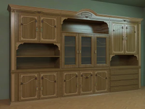 italian shelf since 1974 3D Model
