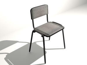 classroom stool Model 3D