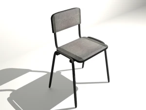 classroom stool 3D Model