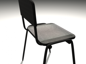 classroom stool 3D 모델