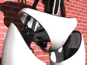 garota andr&oacute;ide Modelo 3D