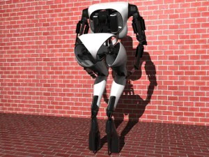 garota andr&oacute;ide Modelo 3D