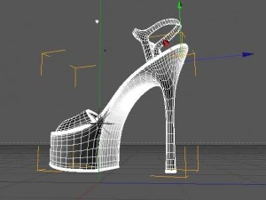 heel shoes 3D Model