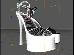 heel shoes 3D Model