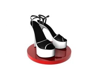 heel shoes 3D Model