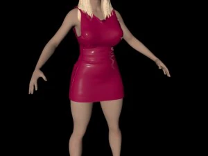 M&auml;dchen 3D Modell