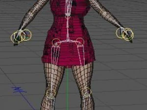 M&auml;dchen 3D Modell
