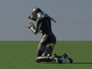 nun in latex 3D Model