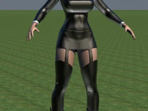 nun in latex 3D Model