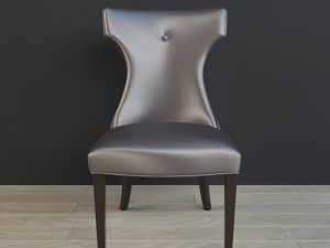 uttermost - wynter armless chair Modelo 3D