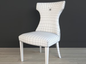 uttermost - wynter armless chair 3D Model