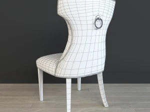 uttermost - wynter armless chair 3D Model