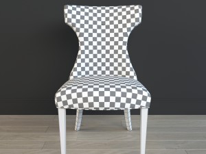 uttermost - wynter armless chair 3D Model