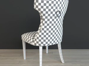 uttermost - wynter armless chair 3D Model