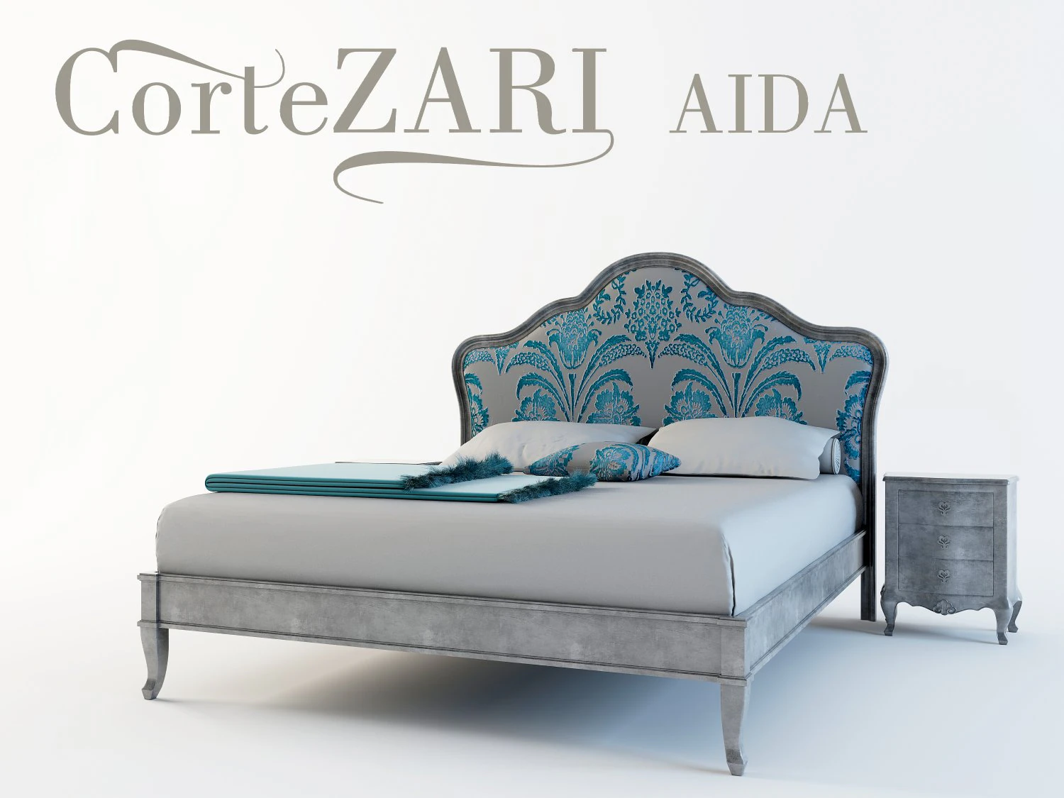tempat tidur aida Model 3D .c4d .max .obj .3ds .fbx .stl .blend 