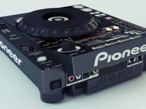 pioneer cdj900 3D Model