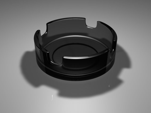ashtray Modello 3D .c4d .max .obj .3ds .fbx .stl .blend 