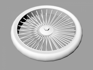 wire rims 3D-Modell