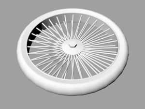 Drahtfelgen 3D Modell
