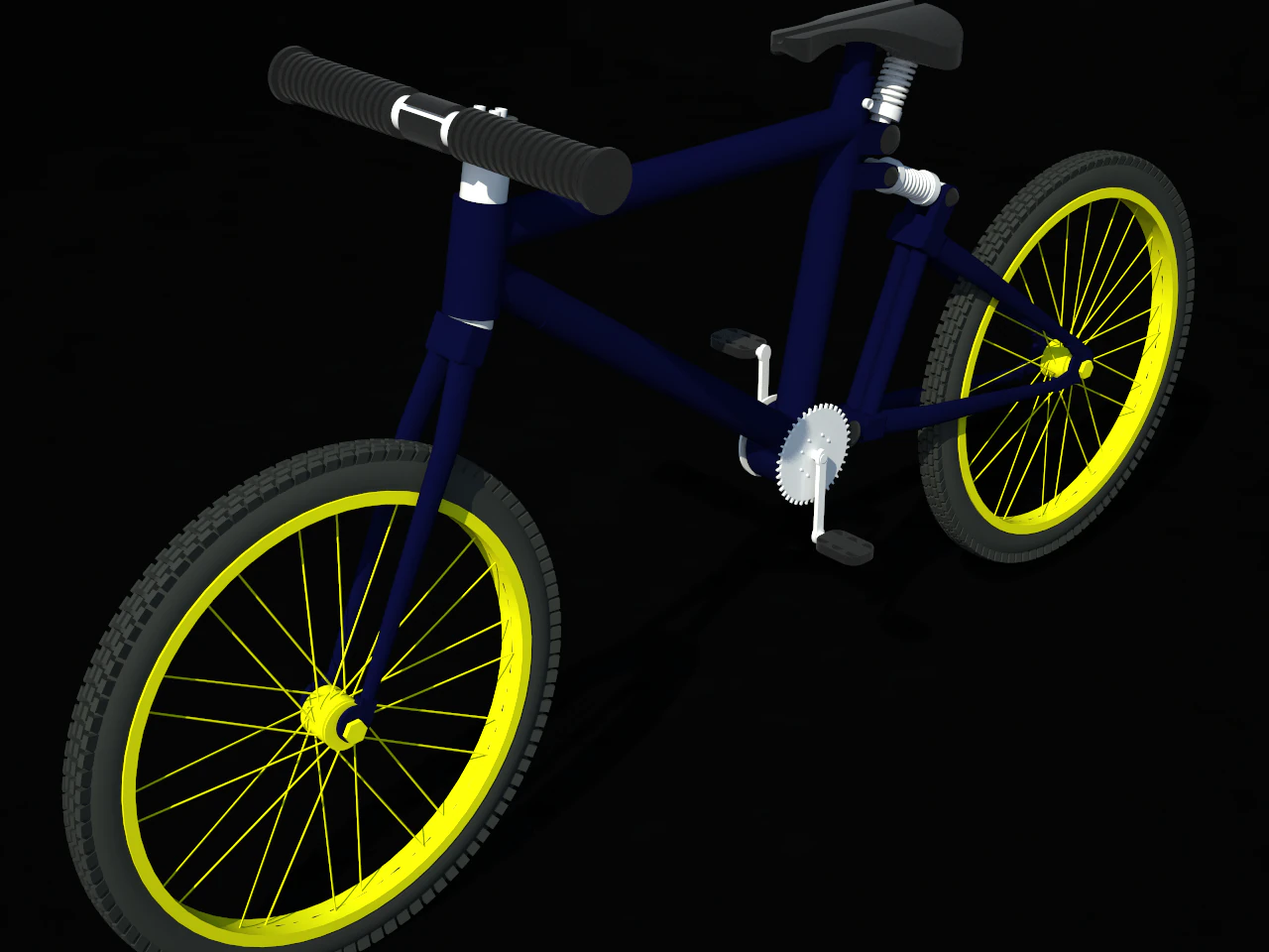 bicycle 3D Model .c4d .max .obj .3ds .fbx .stl .blend 