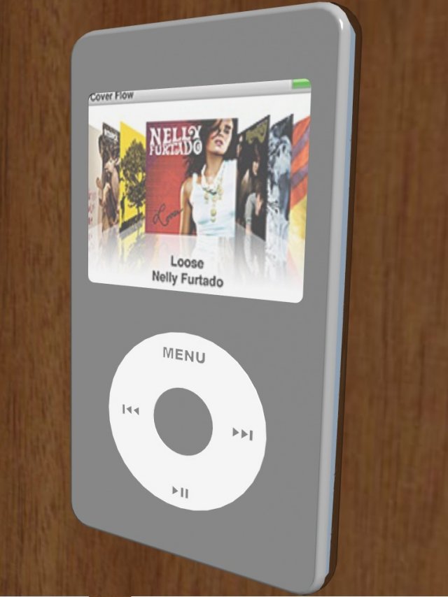 ipod 3Dモデル .c4d .max .obj .3ds .fbx .stl .blend 