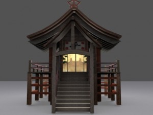 aisian house 3D Модель
