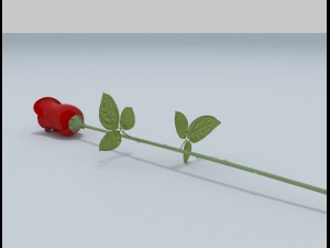rose 3D Model