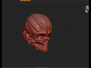alien skull 3D 模型
