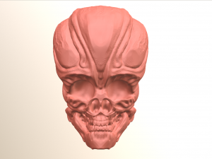 alien skull 3D 模型
